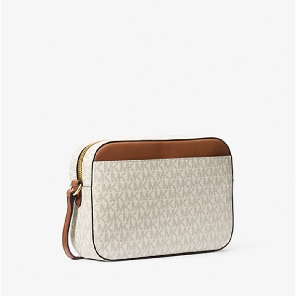 Michael Kors Jet Set Logo Crossbody Bag Vanilla NWOT - Picture 15 of 16